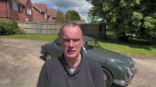 motodrome 1966 Jaguar MKII 3 4 manual overdrive for sale walkaround