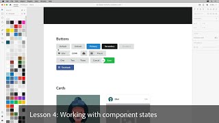 Working with Component States | Design Systems with Adobe XD Course