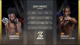 1Zone MMA#2: Rodgers Manana vs Danish Okello Full Fight