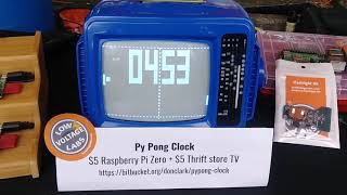 Raspberry Pi Zero Pong Clock