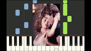 piano tutorial "I'VE HAD THE TIME OF MY LIFE" from Dirty Dancing, with free sheet music