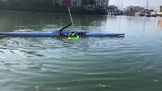 bow rig boat re entry (flip test) sculling 1x