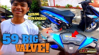 HONDA CLICK 59 BIG VALVE FULL SPECS AND TOP SPEED! | ANG LAKAS NITO! | BATANG MEKANIKO ANG BUMUO!