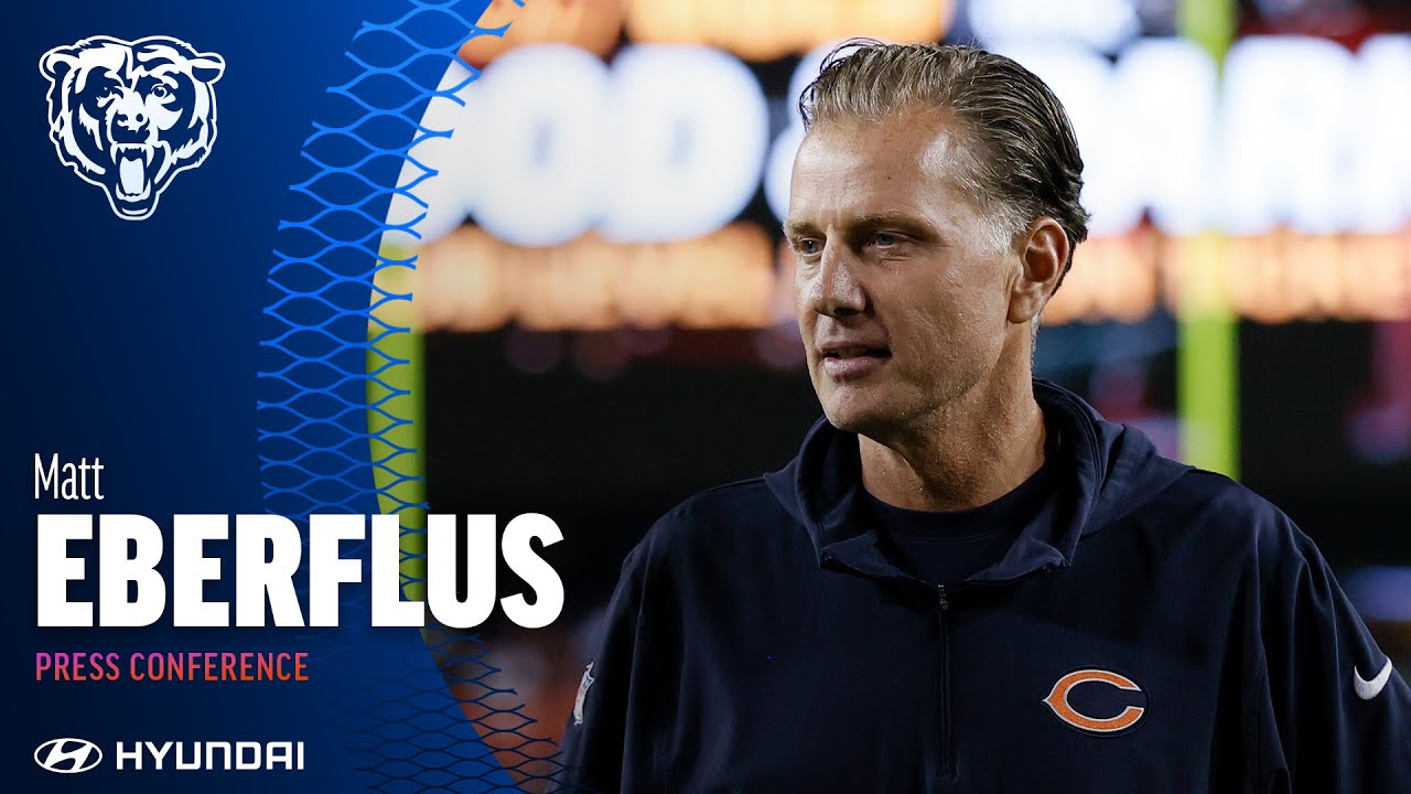 Matt Eberflus: 'The Adversity Makes Us Stronger" | Chicago Bears - YouTube