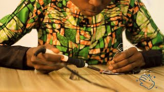 STEM: Fortune Henry Assembles Circuit Mess Wacky Robot