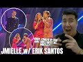 [REACTION] JMIELLE with ERICK SANTOS sings ''it's all coming back to me now'' in NewGenChamp Concert