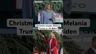 Wishing you a very Merry Christmas from Melania Trump and Jill Biden #shorts