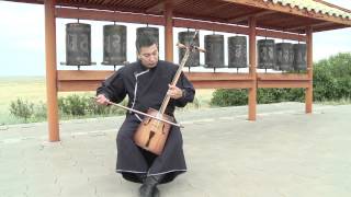 KALMYKIA—horse-head fiddle performed by Baator Gavrilovitch Bukhaev