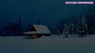 Heavy Snow Storm at a Wintry Cottage | Howling Wind & Blowing Snow | Sounds for Sleep, Study