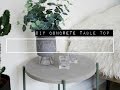 DIY concrete table top // IKEA HACK DIY concrete table top // IKEA HACK