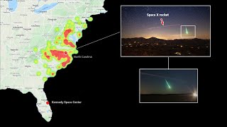 Massive Fireball Photobombs Space X Rocket Launch, Visible Across the Entire US East Coast