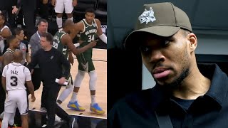 Giannis speaks on heated moment with Chris Paul \