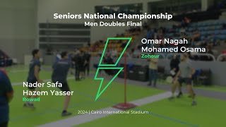 Speedball | Nader \u0026 Hazem vs Omar \u0026 Mohamed | Full Match | 2024 National Seniors Final