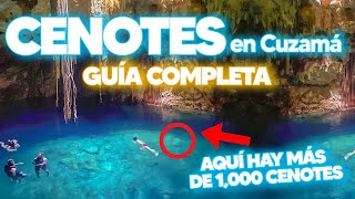 ✅  CENOTES de CUZAMA, YUCATÁN 🔴 GUÍA COMPLETA de 3 CENOTES | Cómo llegar? Cuanto cuesta? Tour LOCAL