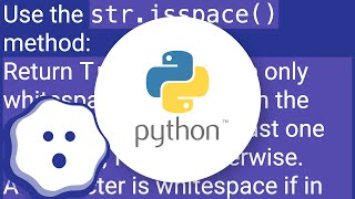 Check if string contains only whitespace