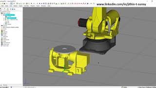 Extended axes and Additional Motion Group Setup and Control in Fanuc Roboguide.