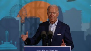 Biden hits Trump on COVID, climate change in Tampa