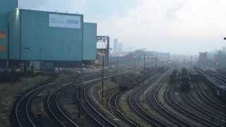 Duisburg Steel Works time-lapse, Eisenbahn+Häfen, HKM, Feb 2014