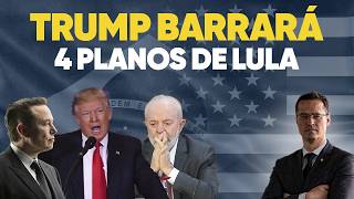 Invertida! Trump toma posse e ameaça 4 planos de Lula