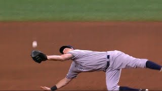 DJ LeMahieu makes CRAZY catch for the win vs Rays