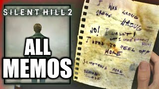 Silent Hill 2 - All 68 Memos Location - Archivist Trophy