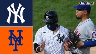 New York Yankees Vs. New York Mets | Game Highlights | 8/29/20
