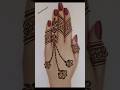 Easy Simple Beautiful Mehendi Design #youtubeshorts