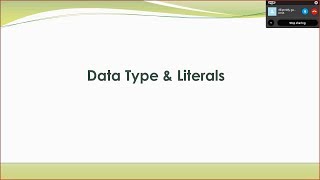 Java DataTypes and Literals
