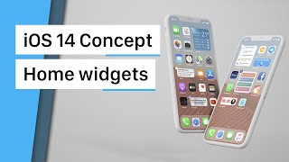 iOS 14 Concept - App WIDGETS in Home by @ispazio