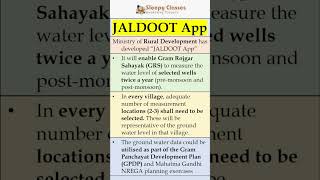Important Points of JALDOOT APP for Water Management