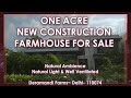 ONE ACRE FARMHOUSE FOR SALE ~ NEW CONSTRUCTION IN DERA MANDI CHHATTARPUR DELHI    ~ Mother9 PROPERTY