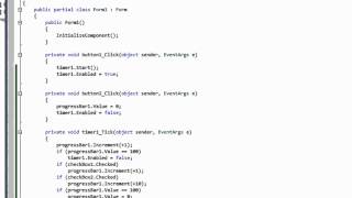 Progress Bar C# Tutorial