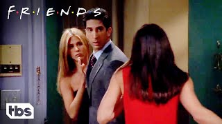 Friends: Monica Catches Rachel And Ross Kissing (Season 7 Clip) | TBS