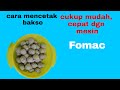 cara mencetak bakso dengan menggunakan mesin cetak Fomac