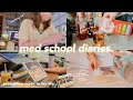 med school diaries | productive week, studying out, new glasses, album unboxing, packing