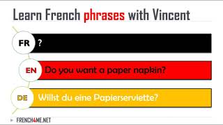 Französische Phrasenübungen  I  French Phrases Exercises I  Part  171