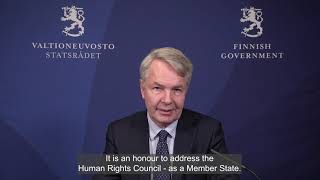 Speech by Minister for Foreign Affairs Pekka Haavisto at the UN Human Rights Council 28 February