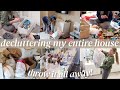 DECLUTTERING MY ENTIRE HOUSE! decluttering, organizing and cleaning | whole house declutter 2024!