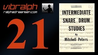 Vibralph - Intermediate snare drum studies Study #17