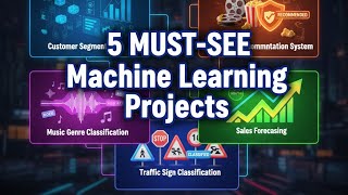 MACHINE LEARNING Projects using PYTHON 🤖| Customer Segmentation, Recommender Systems & More