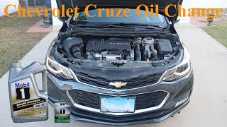 Chevrolet Cruze 1.4L (2016-2019) – Oil Change