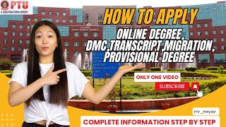 HOW TO APPLY ONLINE ORIGINAL DOCUMENTS IN PTU || घर पर ही डॉक्यूमेंट्स कैसे मंगवाए || #IKGPTU ||