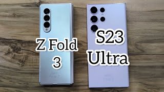 Samsung Galaxy S23 Ultra vs Samsung Galaxy Z Fold 3