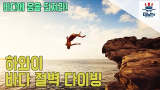 [미국사는남자] 하와이 꼭 해야할 것, 바다 절벽 다이빙(Eng.Sub)