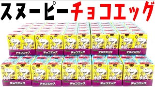 シークレット神すぎる！ピーナッツ チョコエッグ 全18種 箱買い開封レビュー PEANUTS Chocolate Eggs