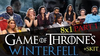 Game of Thrones - 8x1 Winterfell [Part 1] - Group Reaction