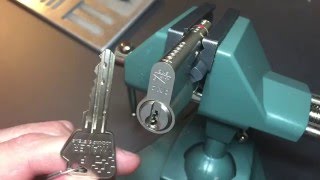 [152] Mauer Variant SKG** Euro Profile Cylinder Picked and Gutted