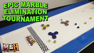 MARBLE ELIMINATION ● Marble Race Fidget Spinner Tournament
