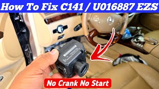 How To Fix C141 / U016887 No Ignition Lock Not Work || Wiring Diagram + Solution 💯