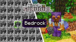 How to Get Bedrock in 100% Survival Minecraft! (Bedrock Farm 1.19+) MCPE,PS,XBOX,PC,Switch